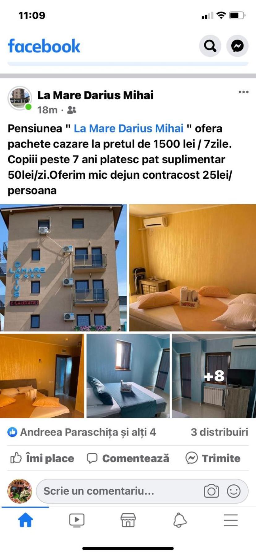 La Mare Darius Mihai Năvodari Exteriér fotografie